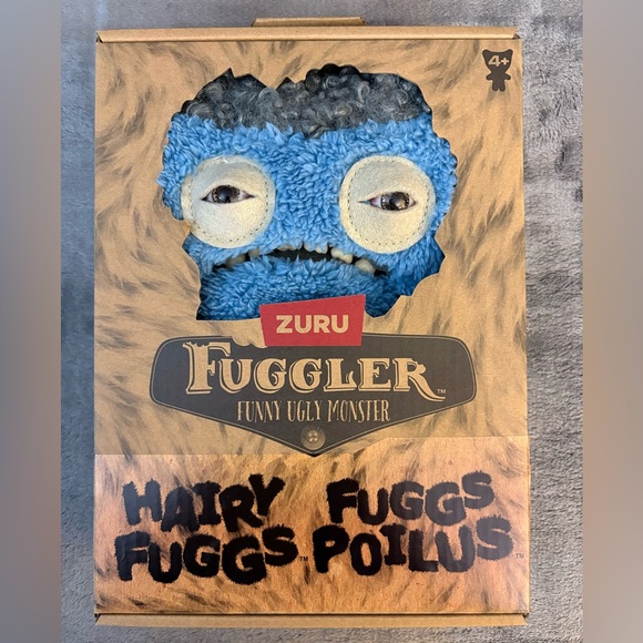 BNIB Zuru Fuggler Hairy Fuggs Gnawing Terror 9” Plush - Picture 3 of 8